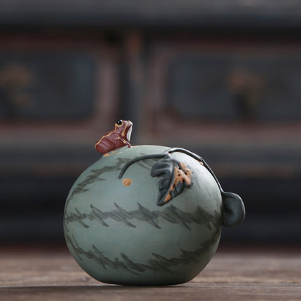 WSHYUFEI-infuseur à thé sac de bureau | Décoration de la poterie en argile, du thé, verre à vin des animaux de compagnie, ensemble de thé suspendu, accessoire de thé, support en céramique: 3