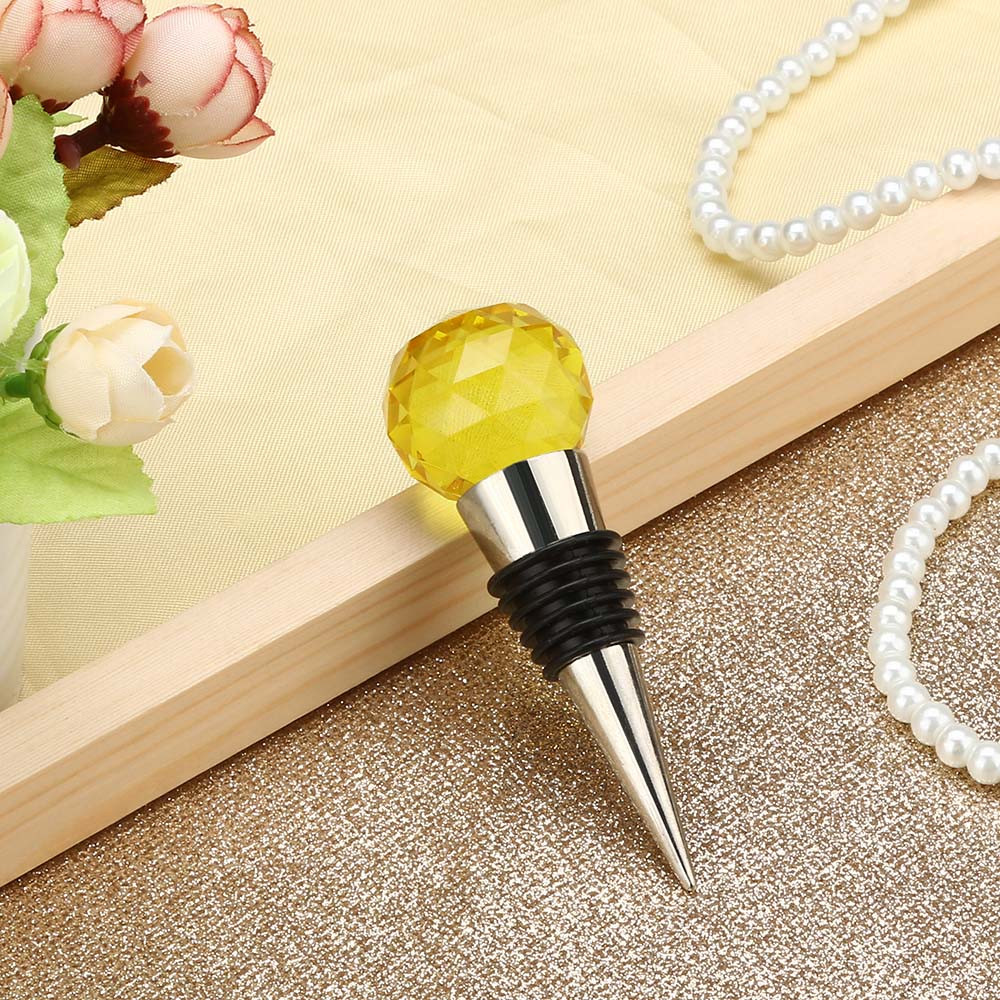 Diamond Crystal Stainless Steel Champagne Stopper Sparkling Wine Bottle Plug Seal Wine Bottle Stopper Kitchen Bar Tools 30mm