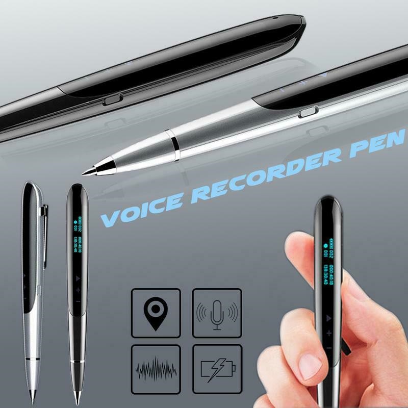 Professionele Led Display Digitale Voice Recorder Pen Digital Audio Sound Voice Recorder Pen MP3 Speler Audio Recorder 8 Gb Geheugen