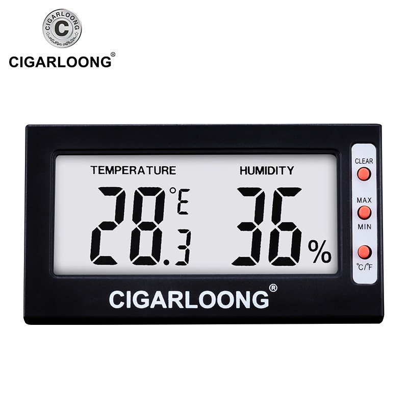 Sigaar Digitale Hygrometer voor Humidor/Kast Huishoudelijke Indoor Mini Kamertemperatuur Meter