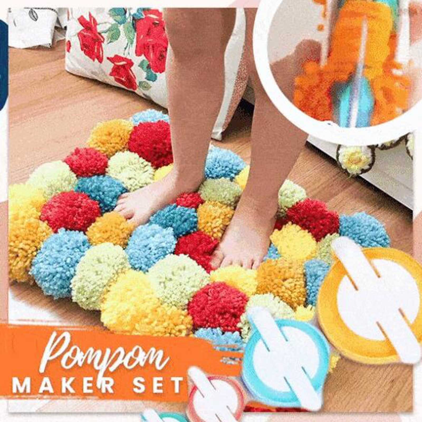 100% Wool Felt Balls Round Pom Poms Handmade DIY Craft Kit Supplies For Kindergarten Home Room Decor Balls Of Wool Making Set