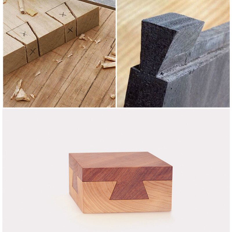 Carpintaria dovetail marcador mão corte junções de madeira calibre ferramenta guia de cauda de andorinha com escala modelo tamanho 1:5-1:6 e 1:7-1:8