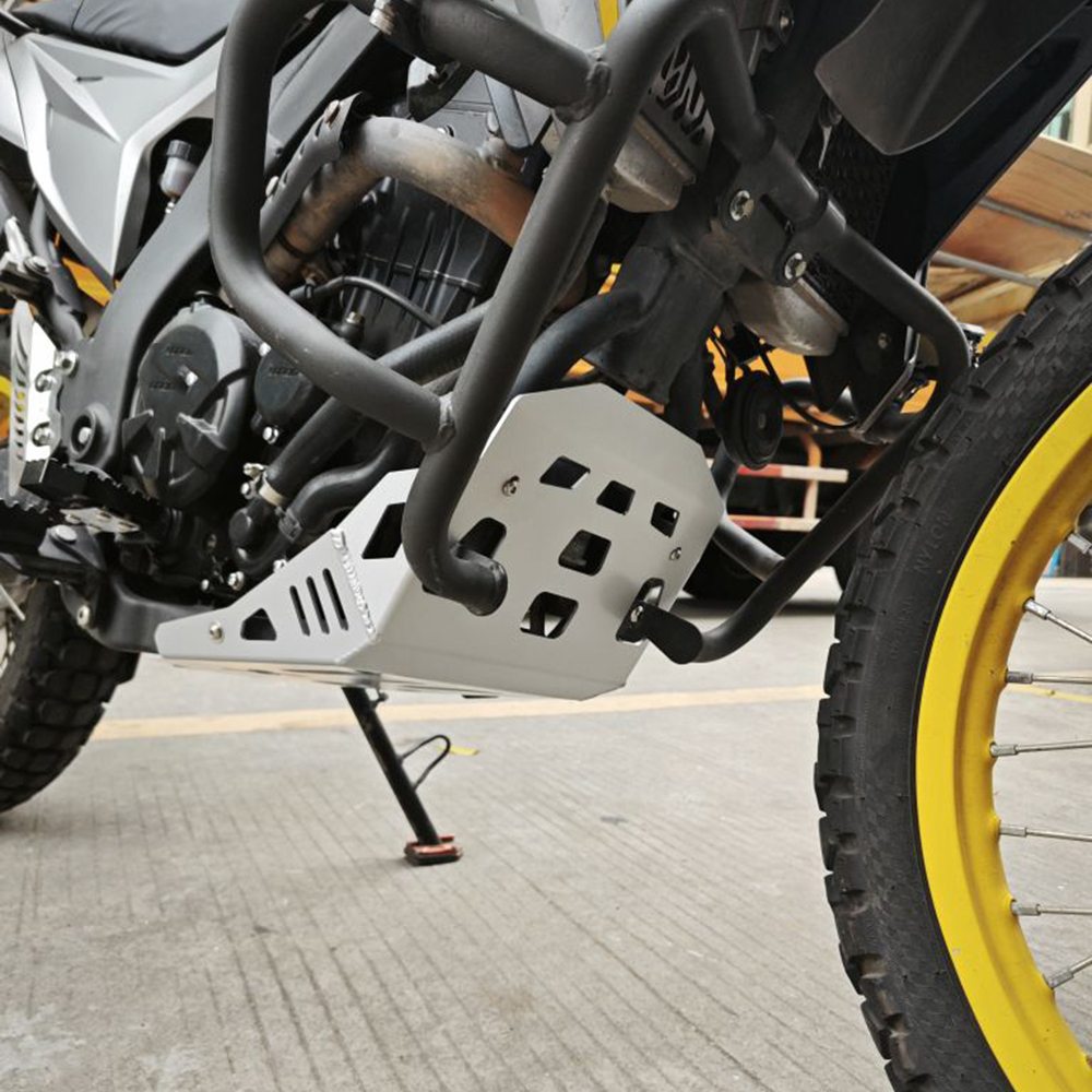 Para Loncin VOGE 300 Rally 300 GY RALLY300 accesorios cubierta de protección del motor chasis bajo Protector placa de deslizamiento Protector del vientre