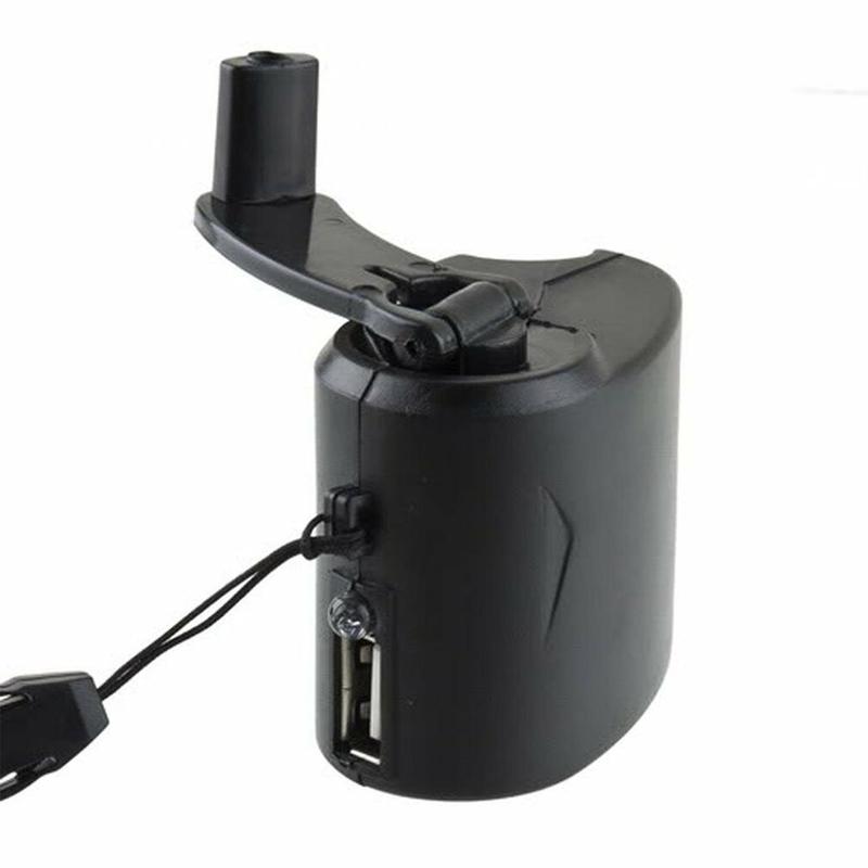 Cool Outdoor Emergency Mobile Phone Charger USB Charging Crank Power charger Hand Hand Dynamo Portable N3N1