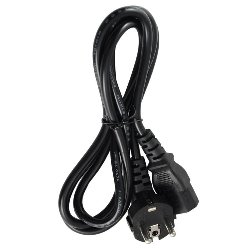 1.5M 5ft C13 Iec Ketel Om Europese 2 Pin Ronde Ac Eu Plug Power Cable Lead Cord Pc