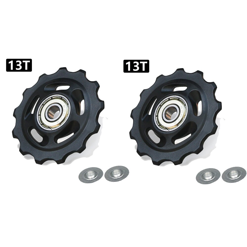 11T 12T 13T 14T Lagerbier MTB Fahrrad Hinten führen Rad Rennrad Jockey Schaltwerk Rolle Rolle für Shimano Sram Reparatur Bausatz: Grün