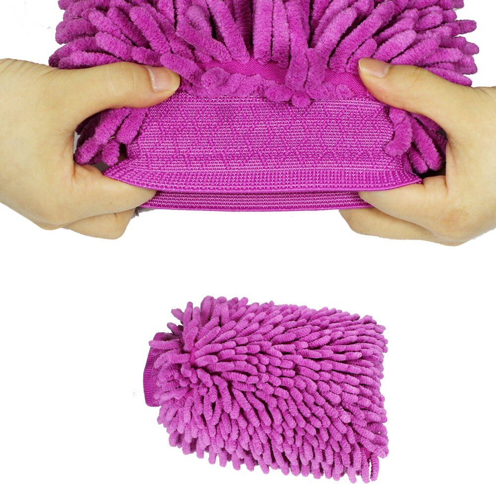 Manopla para lavado de coches YUNPICAR, tamaño grande, manopla de microfibra para lavar de doble cara/felpilla de alta densidad, sin arañazos, guante para lavado de coche