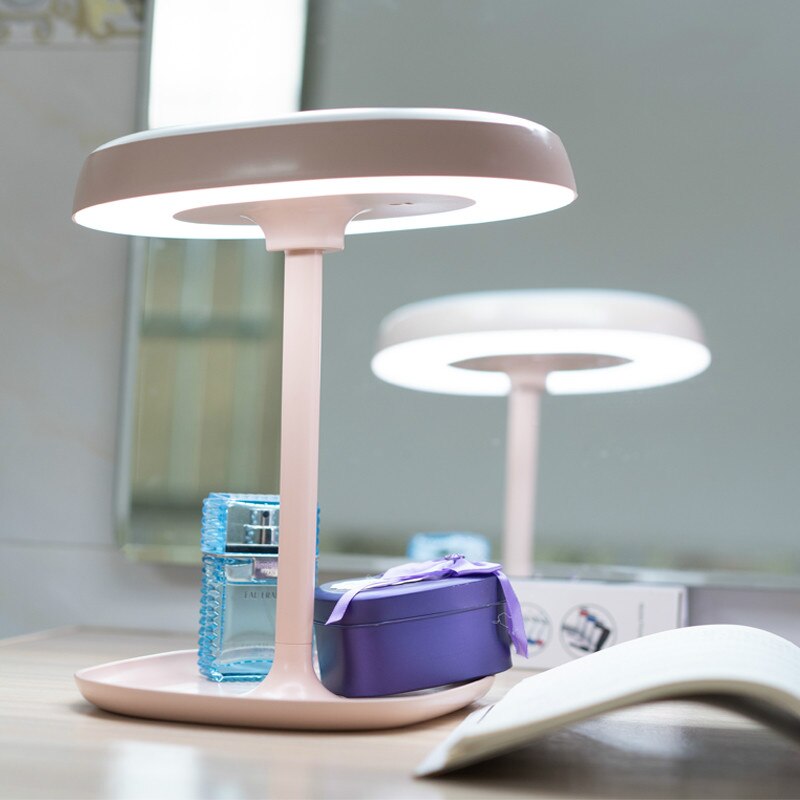 LED makeup mirror desktop with lamp smart charging beauty makeup dressing table mirror Cosmetic Tools mx12261450