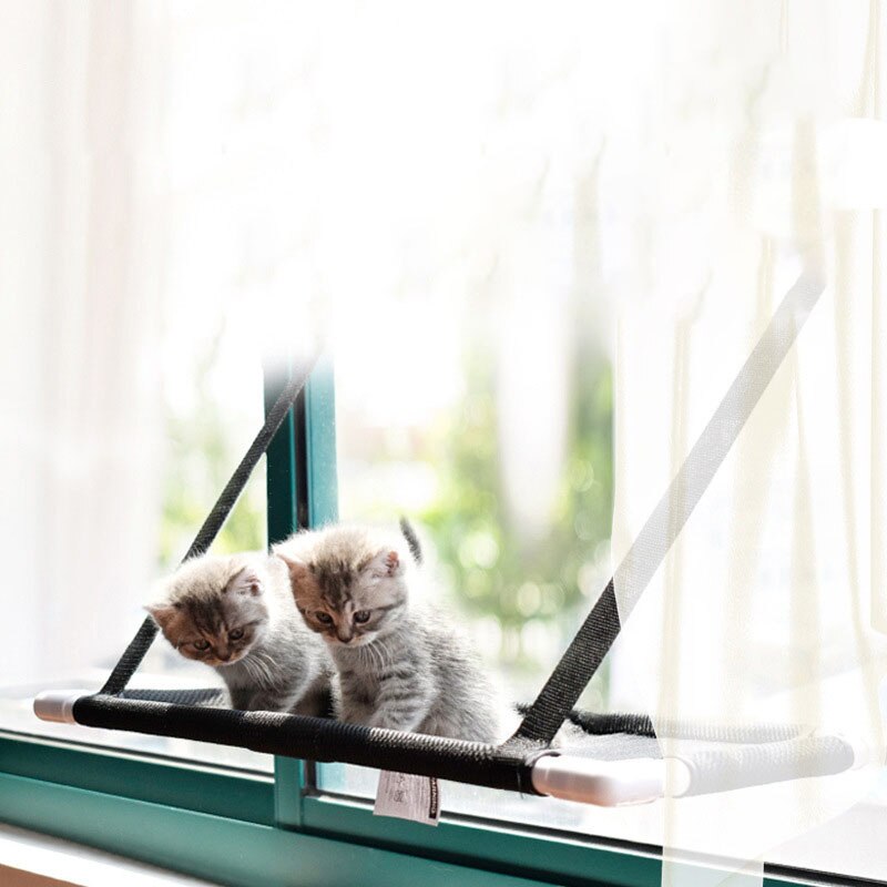 Bonitas camas colgantes para mascotas, asiento montado en ventana para gatos, hamaca, cama para ventana, asiento de copa para mascotas, cama para gatos