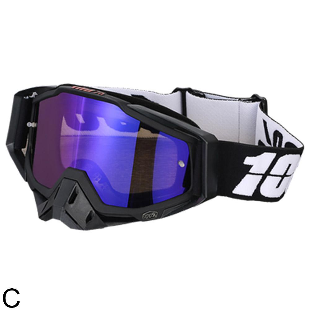 Mannen en vrouwen winddichte bril motorbril motorcross stofdicht racen fietsen skiën bril outdoor off-road fietsbril: green