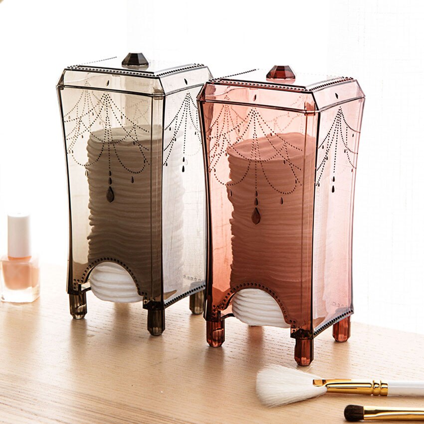 Make-up Organizer Make Sponzen Wattenschijfje Acryl Opbergdoos Badkamer Transparante Cosmetische Storage Case Container Desktop