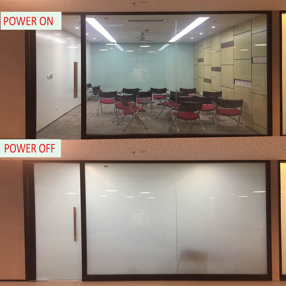 Electric Self-adhesive PDLC Film Smart Glass Window Door Tint Smart Film 12"x6"