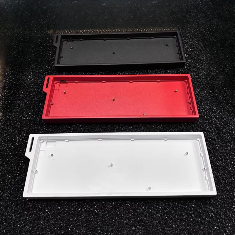 Funda para teclado de aleación de aluminio Gh60 Hm66, funda para teclado mecánico para juegos Cnc personalizado 60% para ordenador Wooting60he Mojo60 Xr60 Hm66