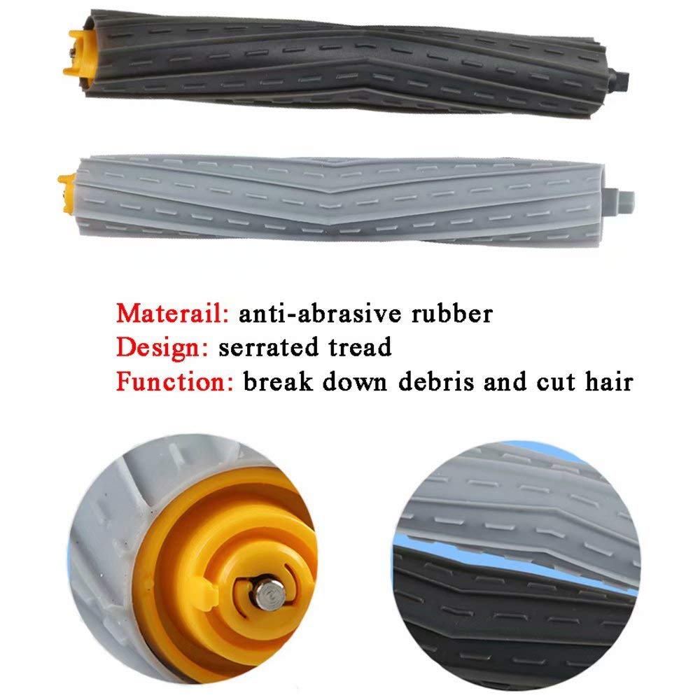 Replacement Parts for iRobot Roomba 800 900 Series 805 860 870 871 880 890 960 980 Vacuum Cleaner Roller Filters Side Brushes