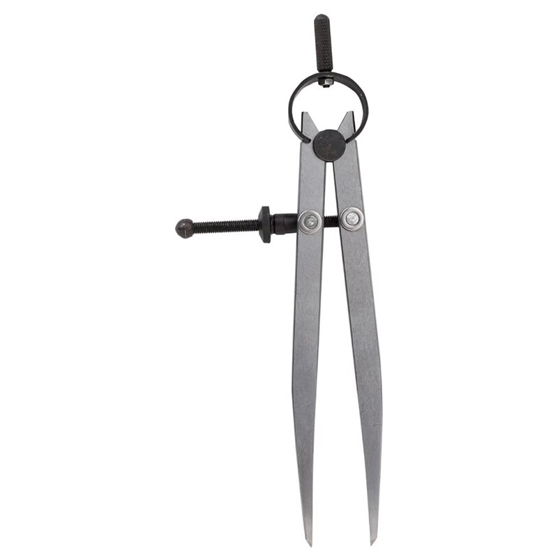 Boussole à Pointes Sèches En Acier – Compas De Dessin 150 Mm, Pour Travail Du Cuir, Bois Et Métal