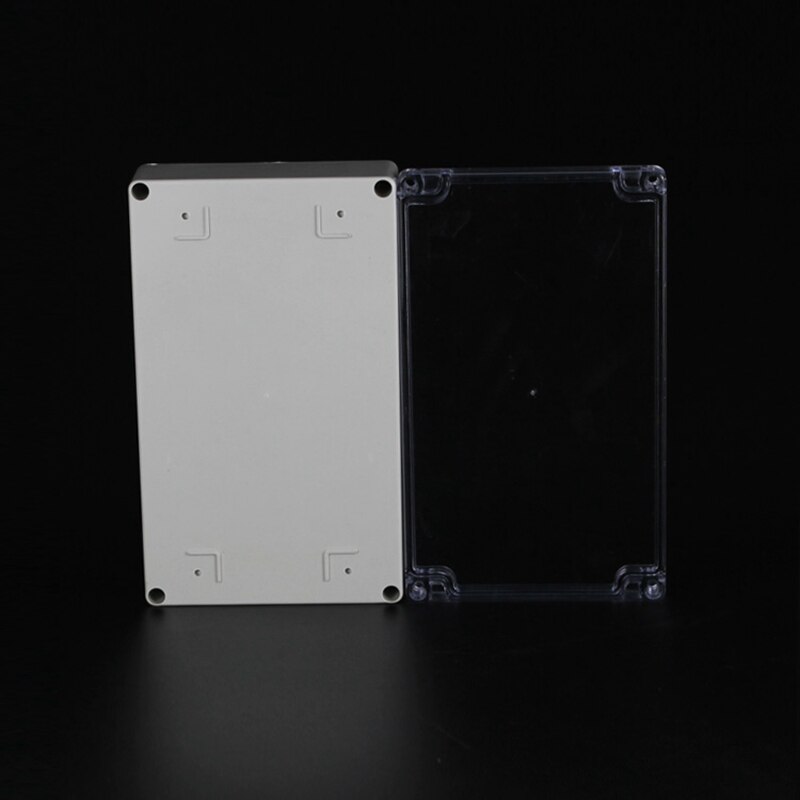 200x120x56mm ABS IP65 Waterproof Plastic Wire Junction Box Transparent Enclosure Clear Project Case Electronic Terminal
