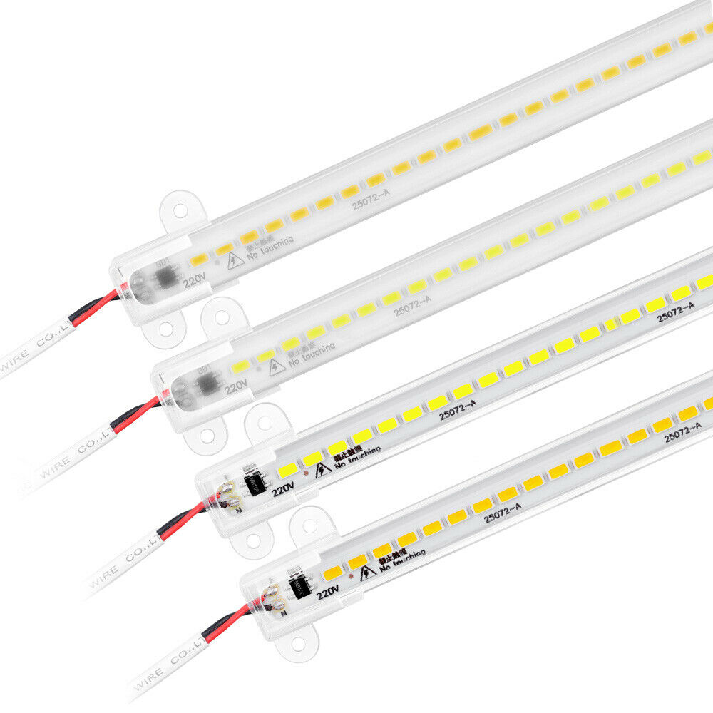 LED Leuchtstoffröhre AC 220V 30 cm/40 cm Hohe Helligkeit Nacht Bar 2835 Streifen Energiesparende Display lampe für Home Küche Schrank