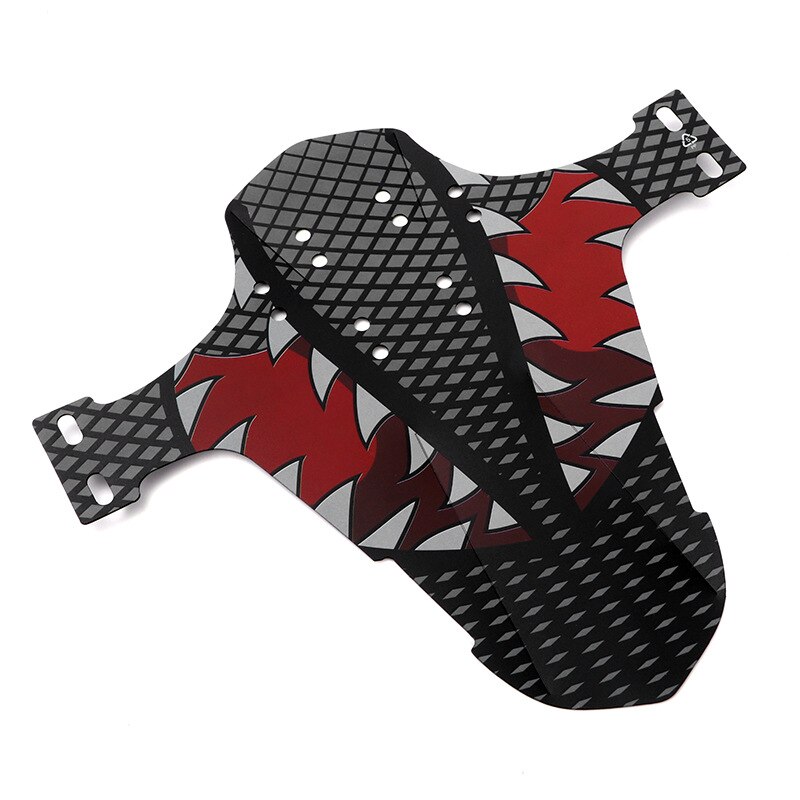 1PC Durable Bicycle Mudguard Front Rear Mudguard Cycling Road Mountain Bike Bicycle Fender with 6 Fixing Strap Bike Accessories: B