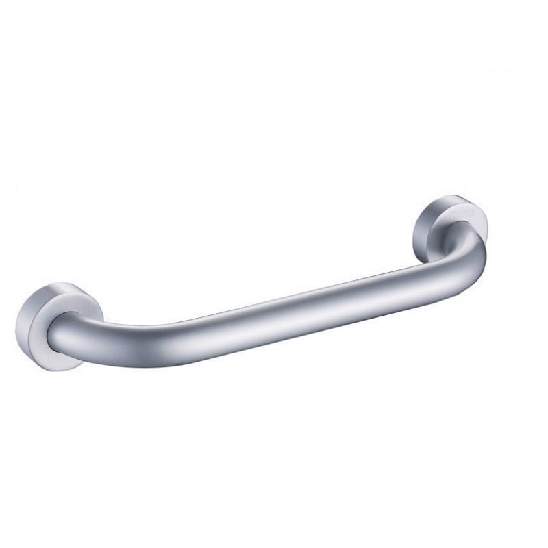 Armlænshåndtag i aluminium til badeværelset til badekar gelænder håndgreb håndklædeholder sikkerhedshåndklædeholder: Sølv / 50cm