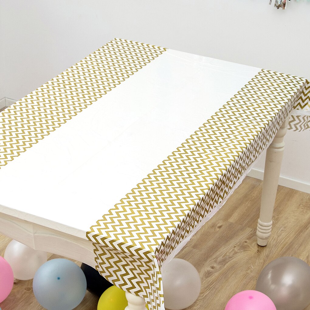 Wegwerp Tafelkleed Tafelkleed Waterdicht Oilproof Afdrukken Tafel Covers Bruiloft Decoratie Banket Eettafel Cover