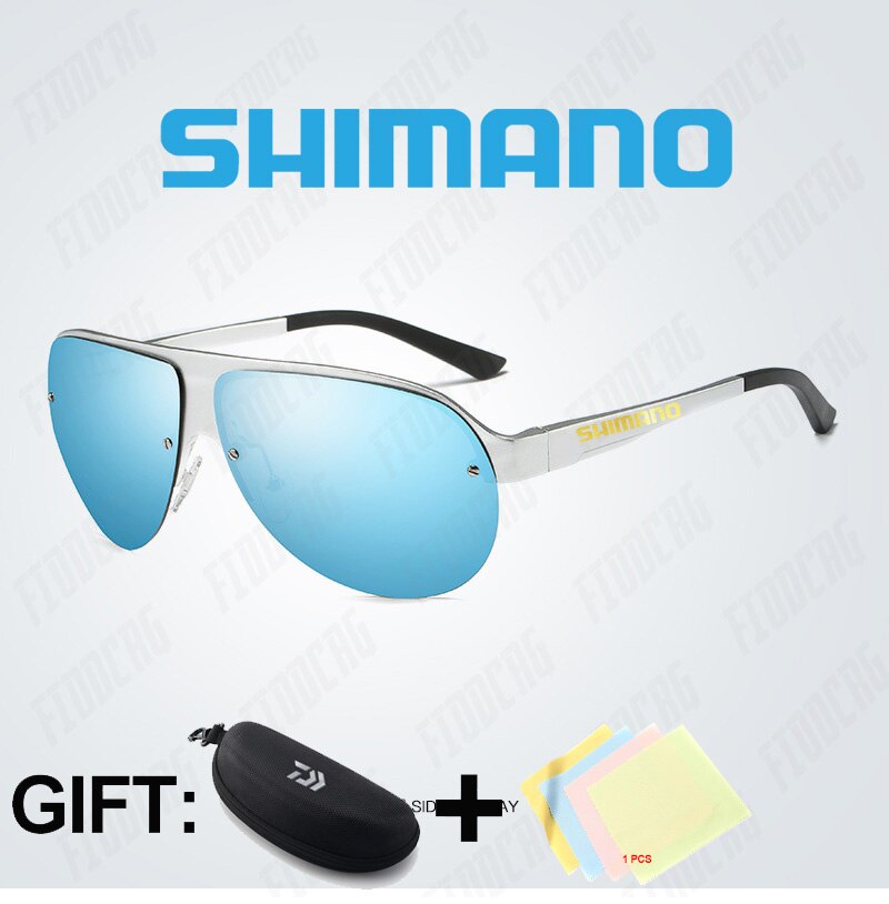 Shimano Outdoor Sport Zonnebril Mannen Gepolariseerde UV400 Spiegel Shades Zonnebril Voor Mannen Mannelijke Vissen Rijden Heren Zonnebril