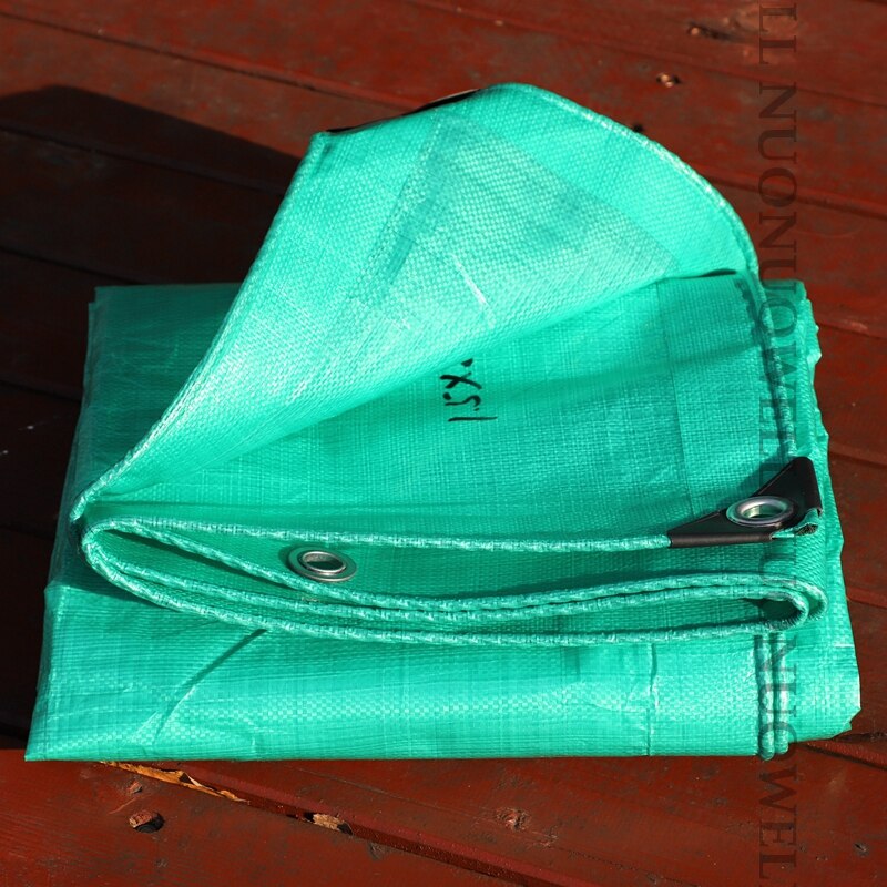 Grubość 0.32mm podwójne zielone plandeki PE deszczoodporne tkaniny ogród dziedziniec soczysty ciężarówka wodoodporna parasolka markiza CoveCloth