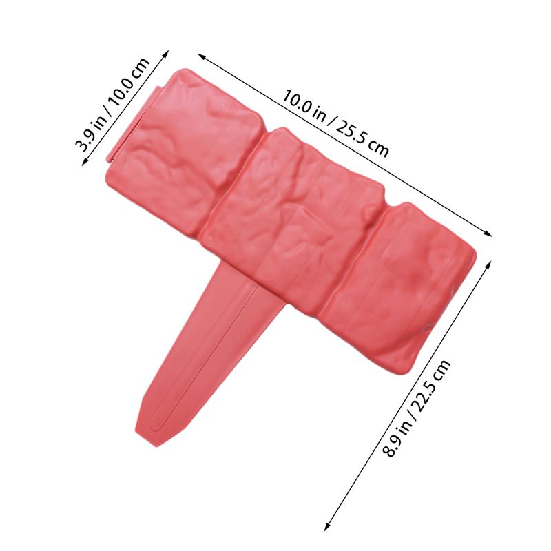 10pcs Foldable Splice Fence Stone Effect Plastic Garden Fence Lawn Edging Plant Border DIY Home Lawn Border Edge Lawn Palisade