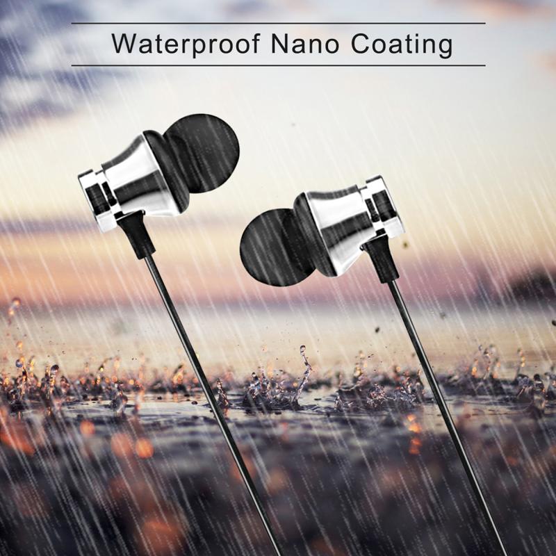 Neckband Magnetic Wireless Earphone Bluetooth 5.0 Sports Stereo Earbuds Music Metal Headphones With Microphone For Smartphone