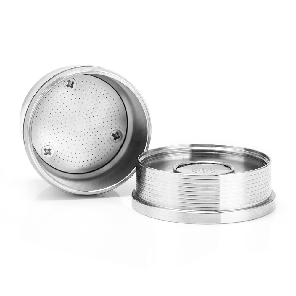 ICafilas-cápsula reutilizable de acero inoxidable Compatible con máquina de café illy, cápsula reutilizable, apta para Espresso illy Cafe