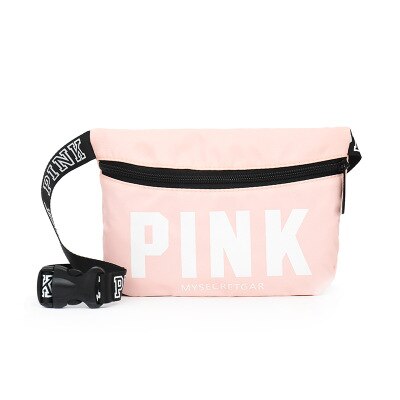 Women's Waist Bag Pink Fanny Pack Beach Diagonal Bag Card Holder Chest Bag Casual Heuptas Pockets Pouch Belt: light pink