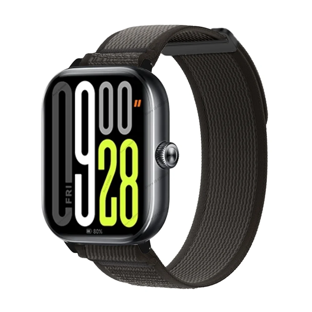 Nylon Loop Strap For Xiaomi Redmi Watch 5 Watch 4 Wristband Sport Breathable Bracelet For Mi band 9 Pro/8 Pro band Accessories: XXL / WHITE