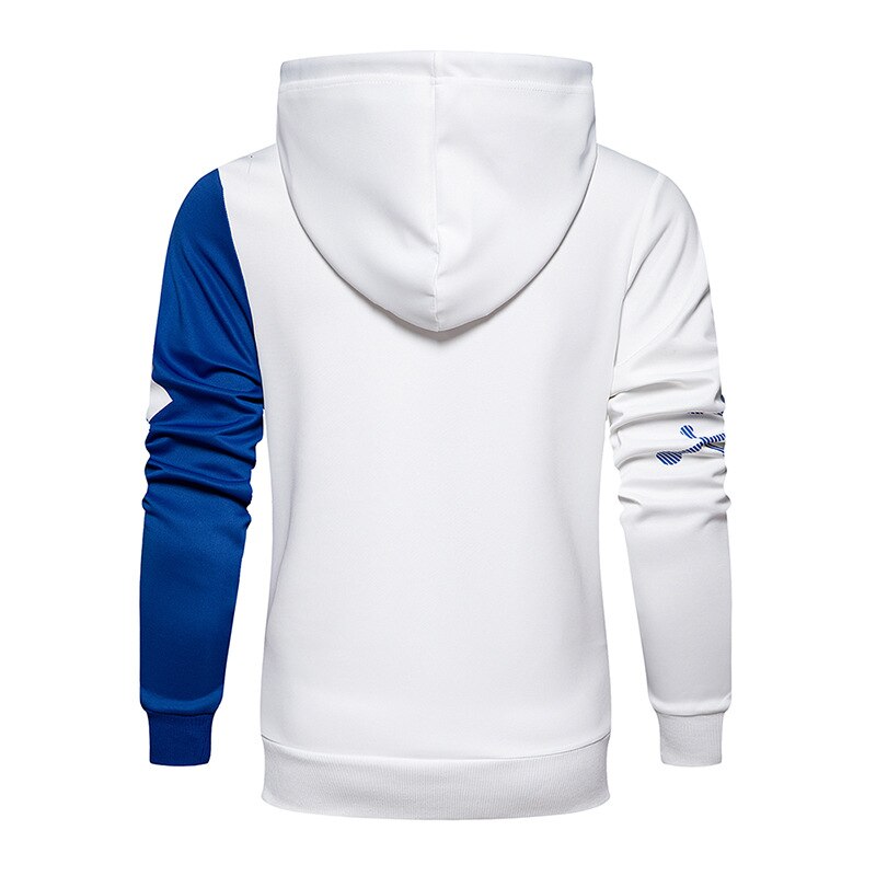 2020 outono e inverno novo com capuz pulôver camisola masculina na moda marca cor combinando casual jaqueta masculina moletom roupas masculinas