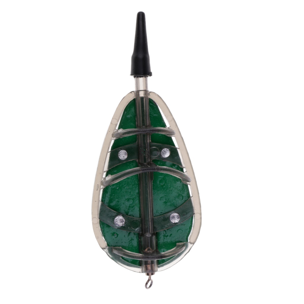 Alimentador En Línea Carpa Pesca Cebo Jaula Terminal Tackle Lanzador de Cebos