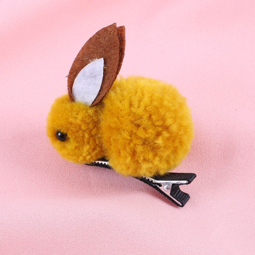 Piger hårnål børn spædbarn baby piger 3d tegneserie kanin hårspænde hårnåle hårspænder hovedbeklædning hår tilbehør til piger: C