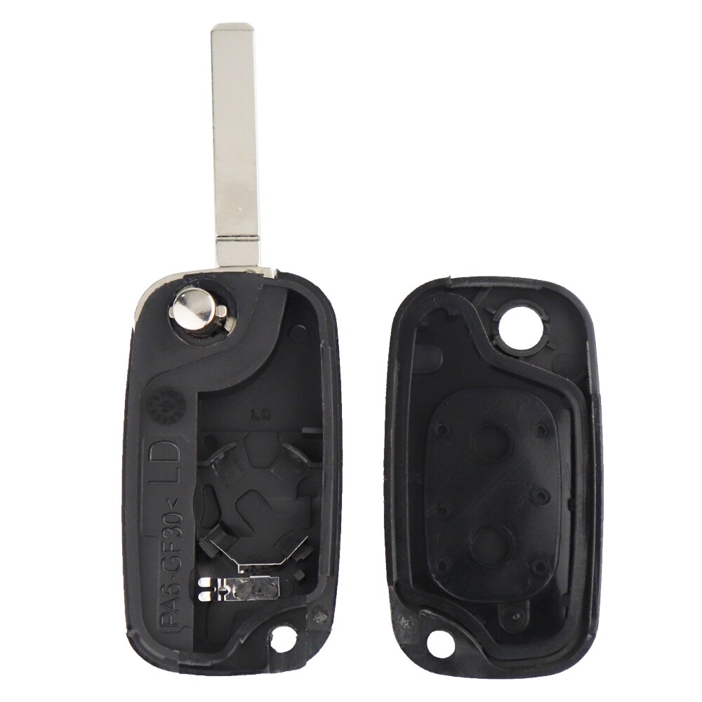 XNRKEY – coque de clé télécommande pliable, 2/3 boutons, pour Renault Clio Scenic Megane III Vivaro Movano, contrôleur de la circulation, Kangoo