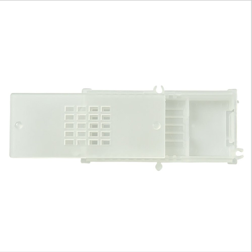 Jaulas de transporte de apicultura, sistema de cría de Reina, jaula de plástico para prisión, poste de casa, suministros de equipo de herramientas para abejas, 60 uds.: Blanco