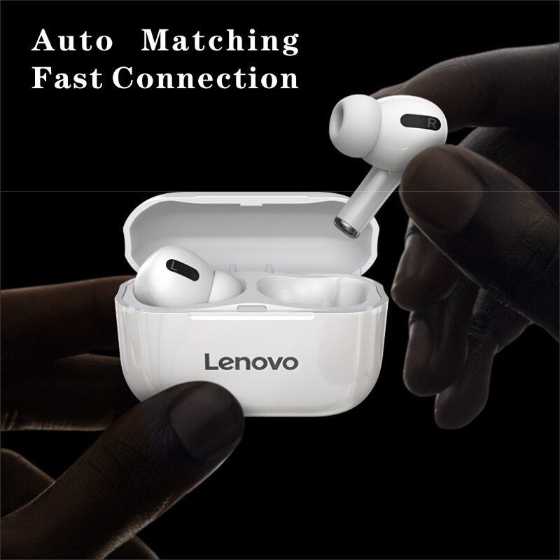 Lenovo LP1S/LP1 auricolare Bluetooth senza fili auricolare Stereo con cancellazione del rumore sport auricolari TWS auricolari bluetooth 5.0 con microfono