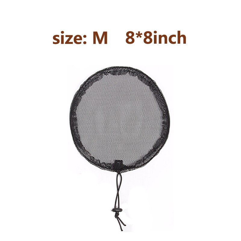 1pcs Round Ponytail Hairnet Wig Cap For Making Ponytail Afro Puff Bun Net Weaving Cap Wig Making Tool: hair net M 1pcs