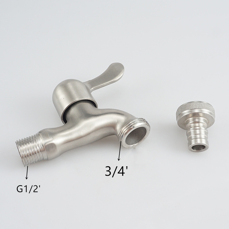 Siemens-grifo de acero inoxidable 304 para lavadora, llave de salida multifunción de 3/4 pulgadas, 1 ud.