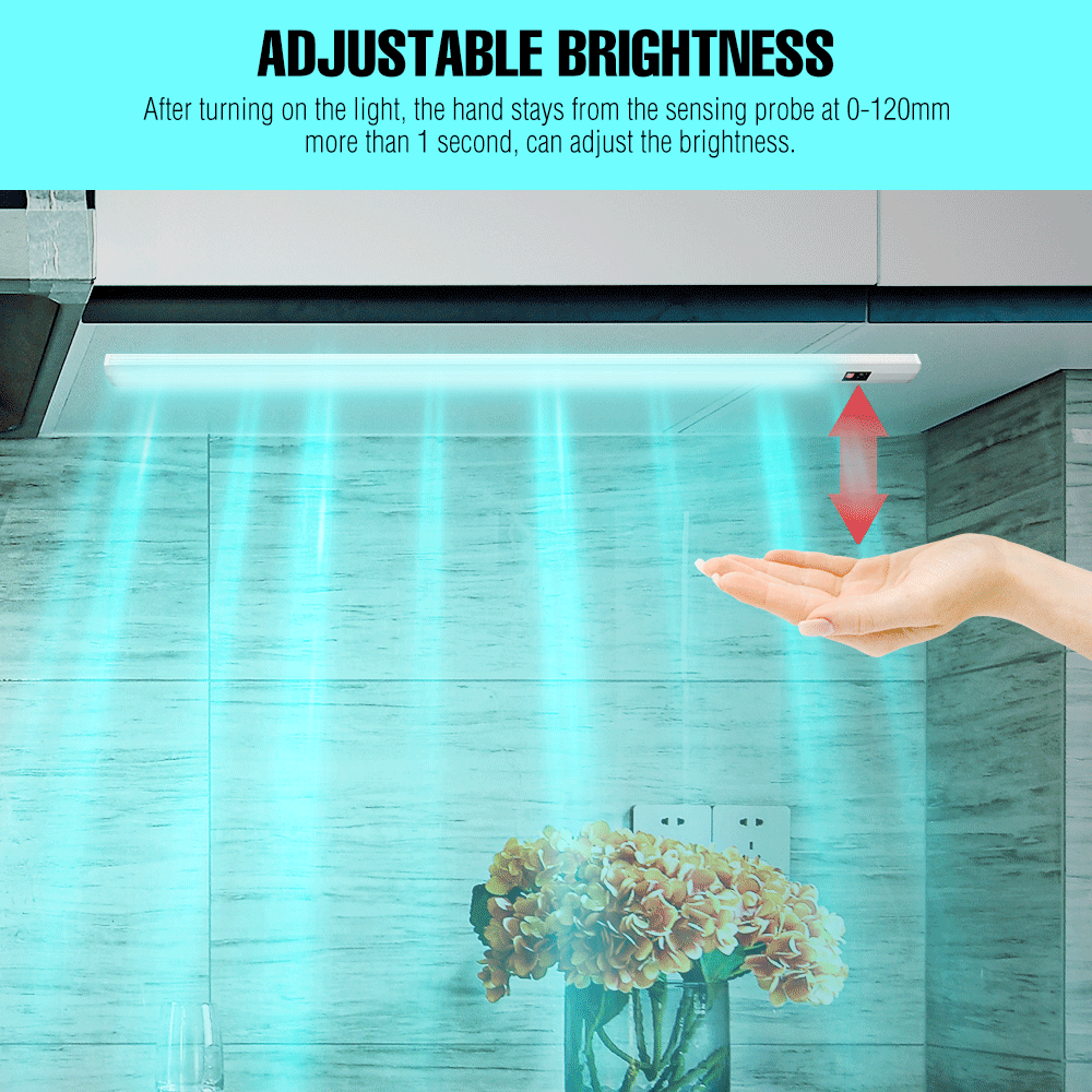 Antibacteriële Uv Kiemdodende Licht Led Smart Sensor Sterilisator Ultraviolet Licht 5V Uvc Desinfectie Lamp Buis Voor Kast Kast