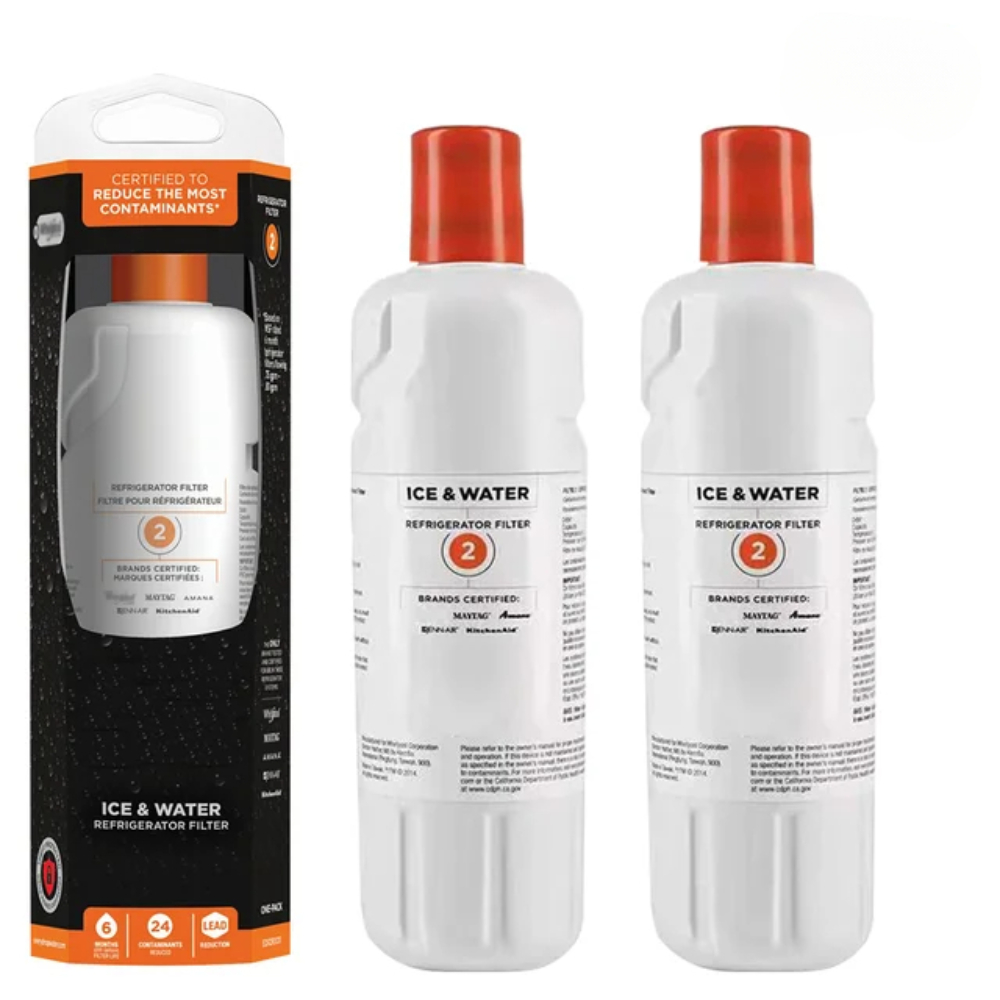 Elettrodomestico Sostituisci il filtro dell'acqua del frigorifero Compatibilità al 100% Filtro Whilrpool 2 EDR2RXD1 Per Element W 10413645 Un WRF989SDAB