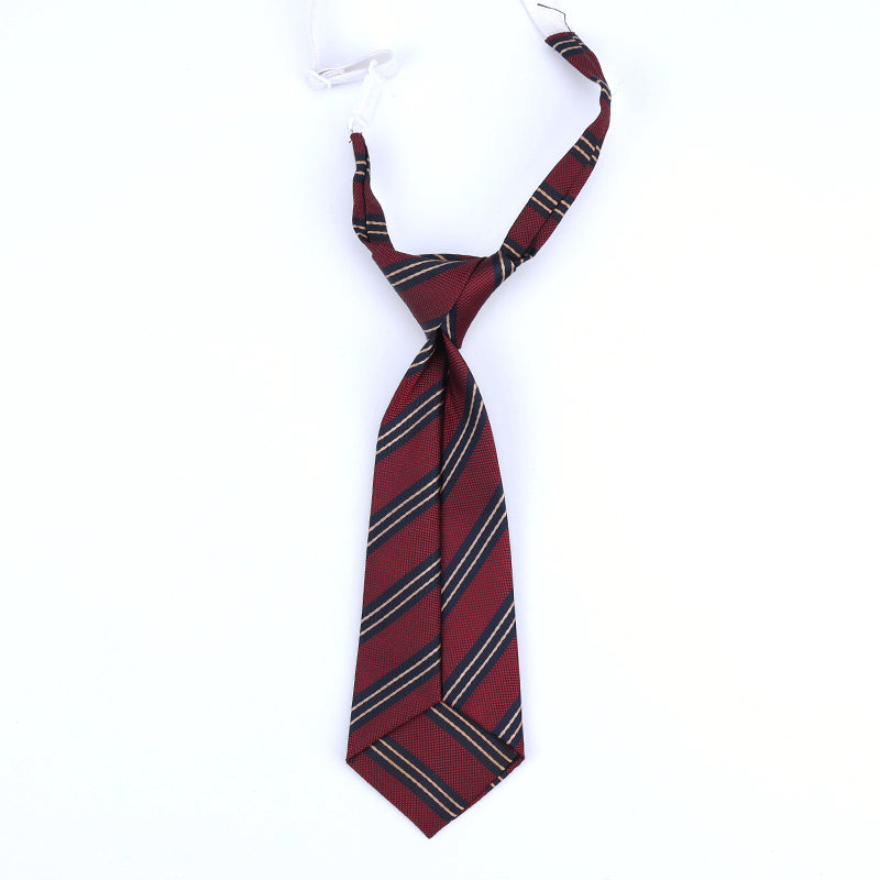 Lazy JK Ties Boys Striped Neck Tie Girls Japanese Style for School Uniform Cute Necktie Solid Casual Childs Accessories Ties