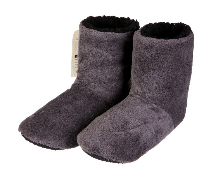 Mntrerm Men Style Plush Warm Home Slippers Winter Solid Soft Flats Indoor Man ShoesComfortable Seven Color Slippers