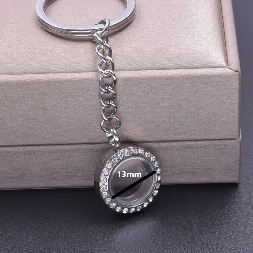 5 teile/los 10-40mm Edelstahl Männer Glas Bild Reliquien Medaillon Anhänger Schlüssel bund DIY Frauen Erinnerung Medaillon Schlüssel Ring Schmuck: Beige