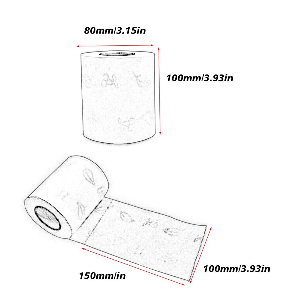 Rotolo di carta igienica di carta di pasta di legno di carta igienica tovagliolo di carta per uso domestico per ufficio per la famiglia per il ristorante