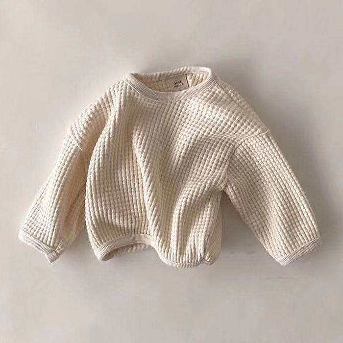 Pull à capuche pour bébé, manches longues, motif ananas, pour garçon et fille, vêtement pour enfant: beige / 90-18-24M