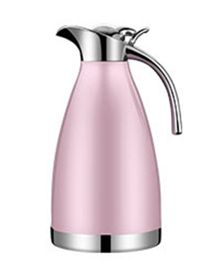 304 Stainless Steel keep warm cold kettle Thermos Pot double layer vacuum 2.0L coffee tea water container Insulated Flask: 1