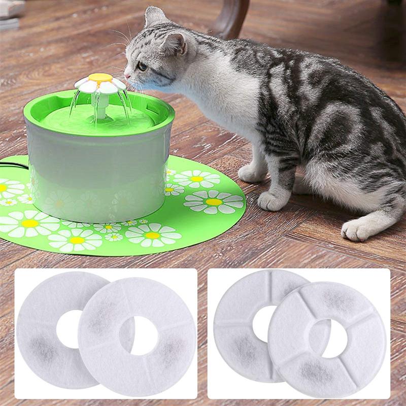 4 stk kæledyr kat vand drikke springvand filter udskiftning sund vand dispenser filtre aktivt kul filtre til hunde katte
