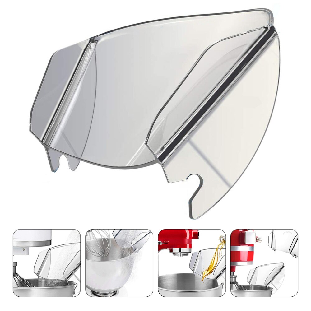 Bouclier Anti-éclaboussures Pour Robot Mixeur - Inox Alimentaire, 14x17 Cm, Protection Contre Les Projections