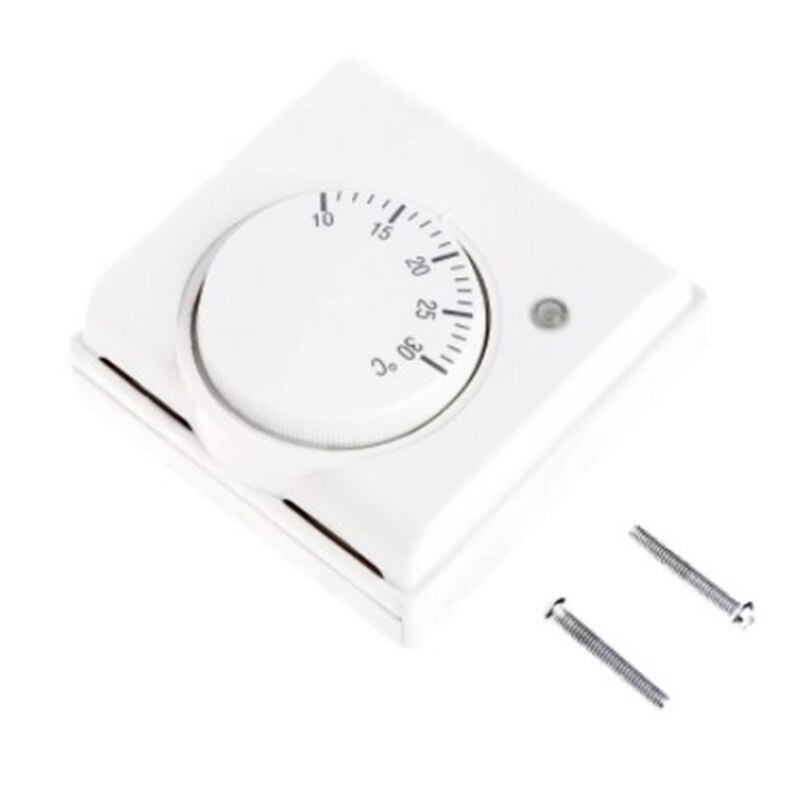 1Pc Room Floor Temperature Controller Mechanical Central Heating Thermostat 220V AC: Default Title